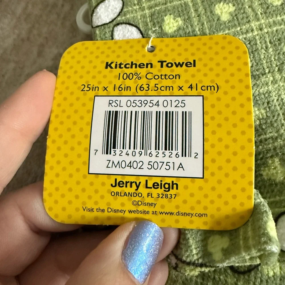 Disney Mickey Mouse Cotton Kitchen Towels - Picture 2 of 2